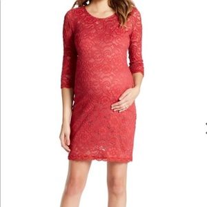NWT Jessica Simpson lace bodycon maternity dress